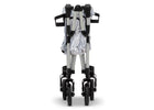 Foldable stroller with a white cover on a white background 9-babyGap Explorer Deluxe Stroller Wagon