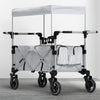 Foldable stroller with canopy on a wooden floor 11-babyGap Explorer Deluxe Stroller Wagon