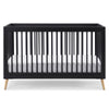 DCB: Midnight Grey with Natural (1372) 15-Jordan 4-in-1 Convertible Crib