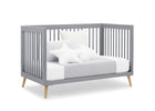 Grey with Natural (1359) 45-Jordan 4-in-1 Convertible Crib