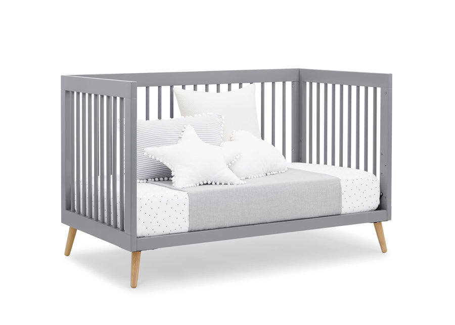 Grey with Natural (1359) 45-Jordan 4-in-1 Convertible Crib