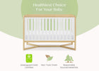 Bianca White with Natural (123) 38-Tribeca 4-in-1 Convertible Crib