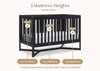 Midnight Grey (1360) 22-Tribeca 4-in-1 Convertible Crib