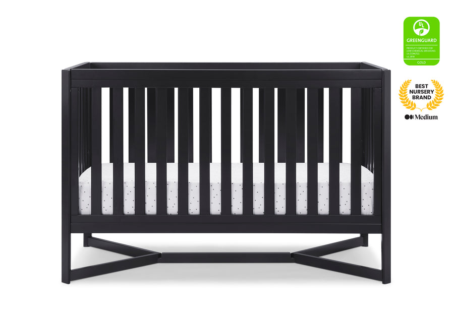 Midnight Grey (1360) 12-Tribeca 4-in-1 Convertible Crib