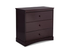 Espresso Java (645) 11-Sutton 3 Drawer Dresser with Changing Top
