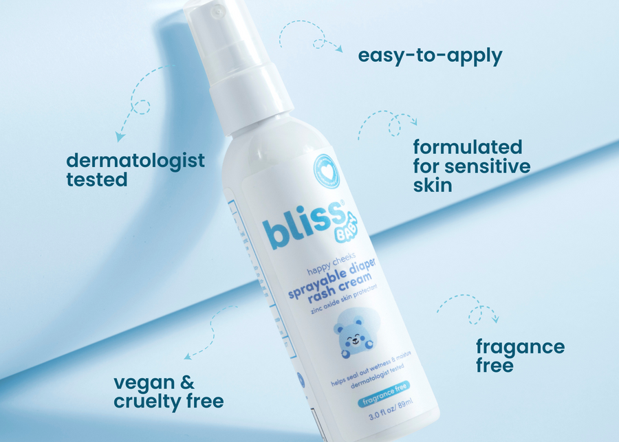 No Color (NO) 6-Happy Cheeks Sprayable Diaper Rash Cream