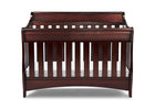 Wooden crib with a white mattress on a white background 23-Bentley 'S' Series 4-in-1 Crib