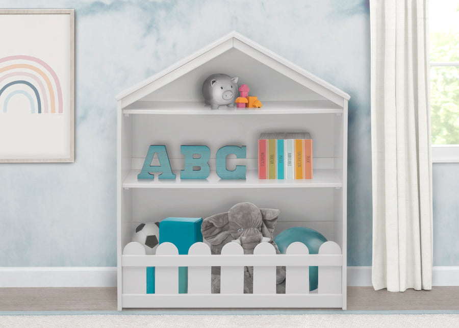 Bianca White (130) 8-Happy Home Storage Bookcase
