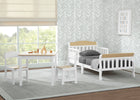 Bianca White with Natural (20804) 21-Canton Toddler Bed