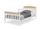 Bianca White with Natural (20804) 24-Canton Toddler Bed
