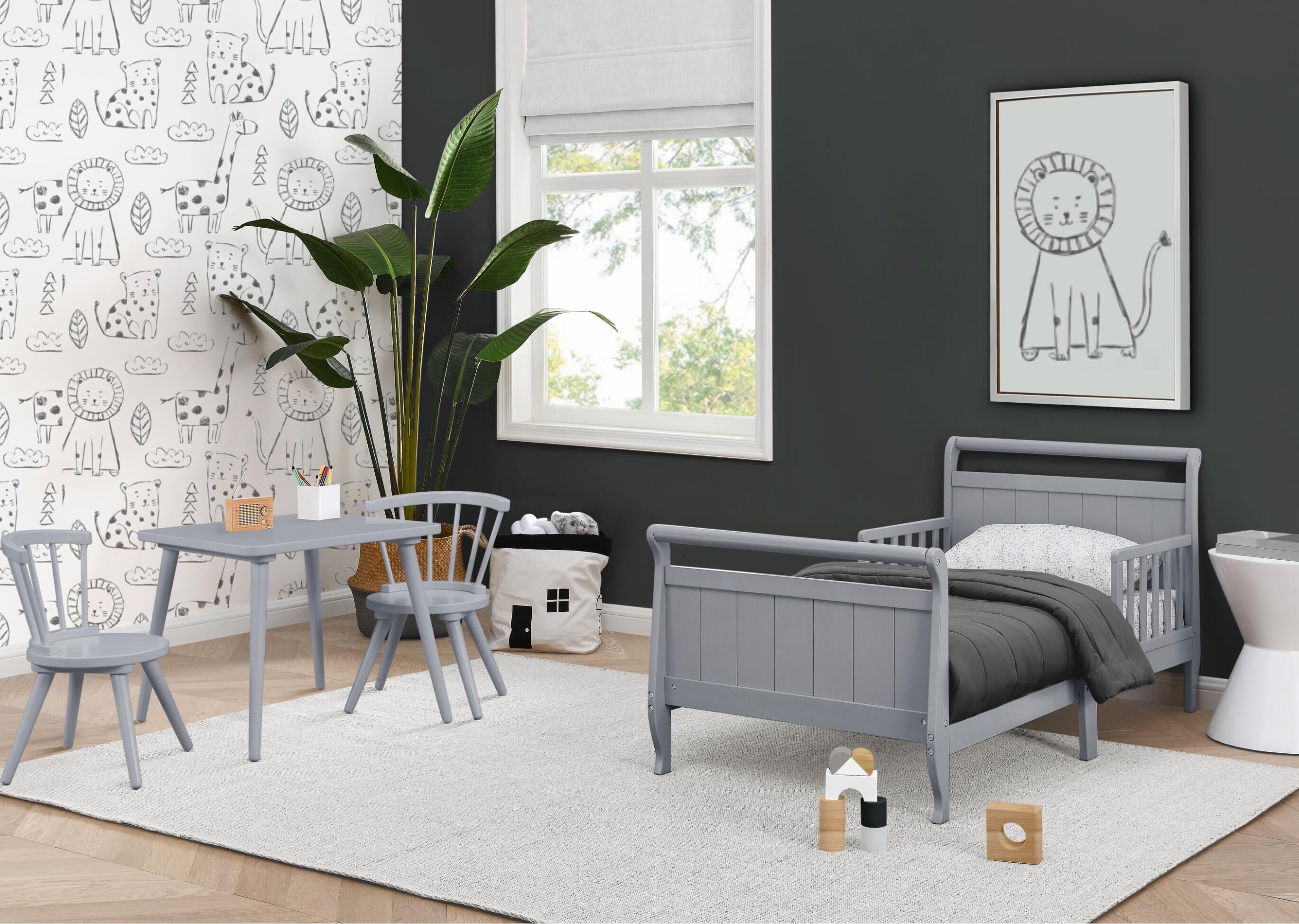 Complete The Look for Wood Sleigh Toddler Bed