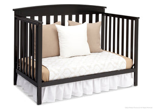 Black (001) 12-Gateway 4-in-1 Convertible Crib