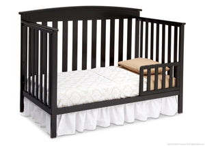 Black (001) 14-Gateway 4-in-1 Convertible Crib