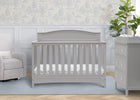 Grey (026) 9-Emery 4-in-1 Convertible Crib