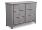 Grey (026) 12-Summit 6 Drawer Dresser