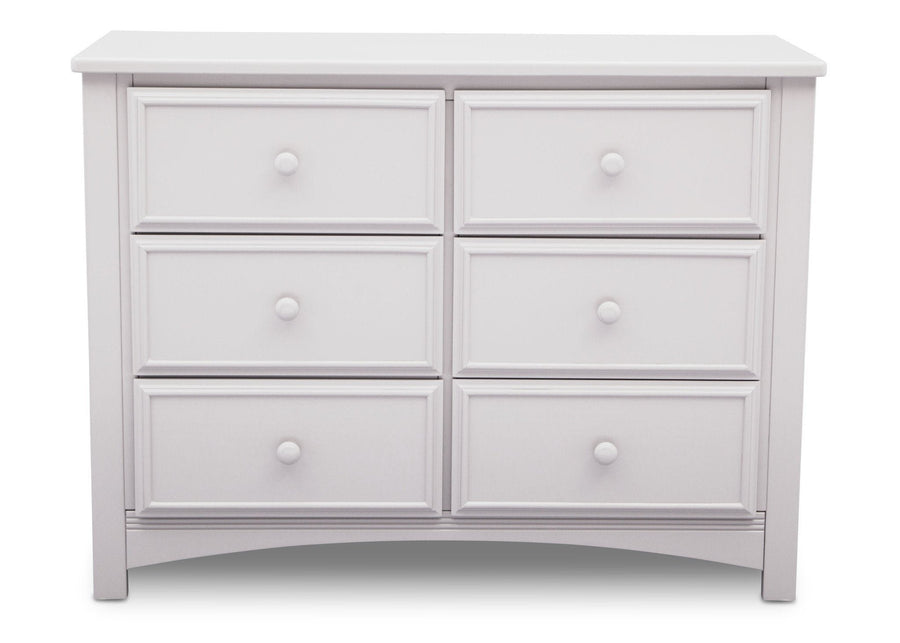 Bianca White (130) 7-Summit 6 Drawer Dresser