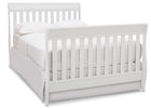 White (100) 12-Bentley S Convertible Crib and Changer