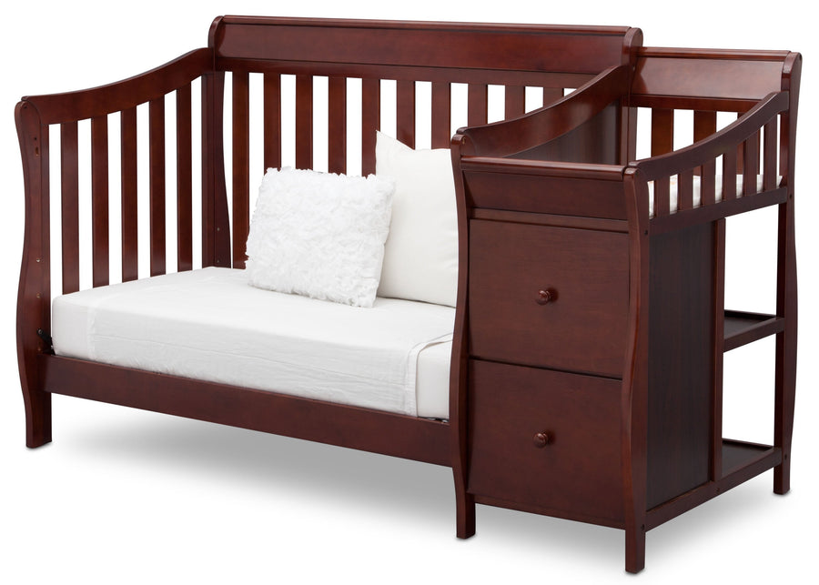 Black Cherry Espresso (607) 18-Bentley S Convertible Crib and Changer