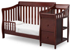 Black Cherry Espresso (607) 17-Bentley S Convertible Crib and Changer