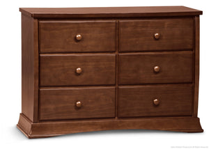 Chocolate (204) 12-Bentley 6 Drawer Dresser