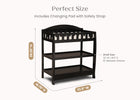 Ebony (0011) 14-Wilmington Changing Table