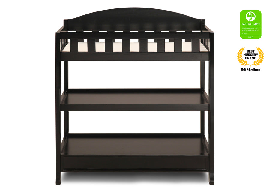 Ebony (0011) 6-Wilmington Changing Table with Pad