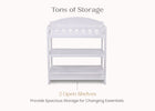 White (100) 29-Wilmington Changing Table