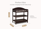 Dark Chocolate (207) 23-Wilmington Changing Table