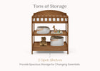 Chestnut (836) 48-Wilmington Changing Table