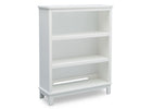White bookshelf with three shelves on a white background 10-Epic Bookcase