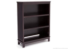 Dark brown bookshelf with three shelves on a white background 14-Epic Bookcase