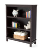 Black bookshelf with decorative items including books, a piggy bank, and a basket on a white background 12-Epic Bookcase