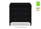 Black (001) 2-Epic 3 Drawer Dresser