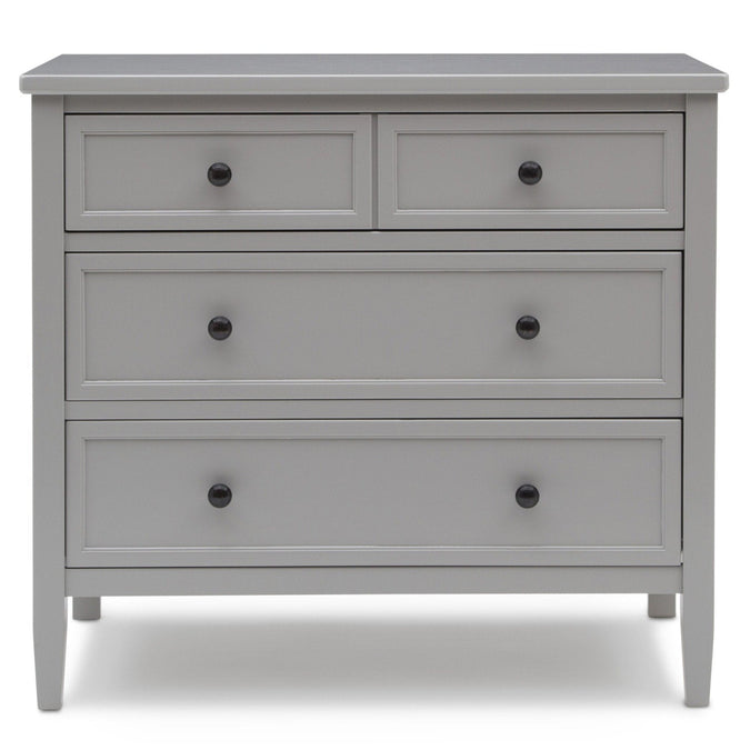 DCB: Grey (026) 5-Classic 3 Drawer Dresser with Interlocking Drawers