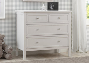 Bianca White (130) 3-Epic 3 Drawer Dresser