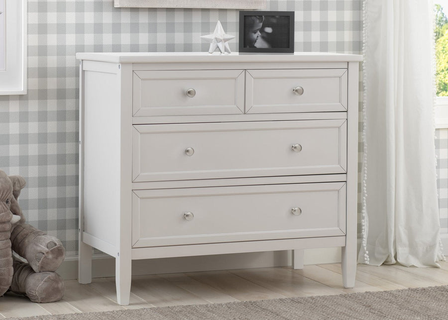 Bianca White (130) 11-Epic 3 Drawer Dresser