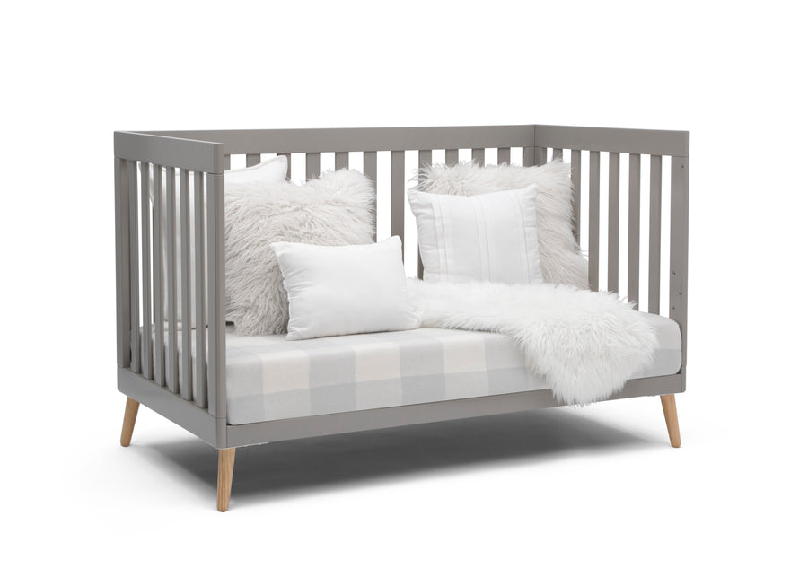 Grey with Natural (1359) 28-Essex 4-in-1 Convertible Crib