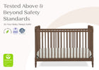 Teak Brown (1526) 21-Saint 4-in-1 Convertible Crib