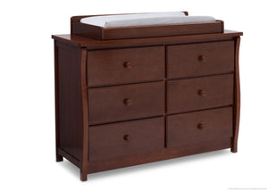 Chocolate (204) 1-Clermont 6 Drawer Dresser