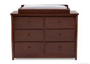 Chocolate (204) 11-Clermont 6 Drawer Dresser