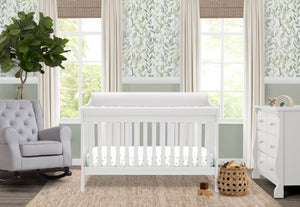 Bianca White (130) 2-Canton 4-in-1 Crib