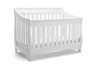 White crib on a white background 16-Bentley 'S' Series 4-in-1 Crib