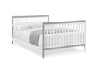 White with Grey (027) 14-Tribeca 4-in-1 Convertible Crib