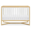 DCB: Bianca White with Natural (123) 49-Tribeca 4-in-1 Convertible Crib