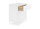 Bianca White (130) 11-Bowie 3 Drawer Dresser with Changing Top and Interlocking Drawers