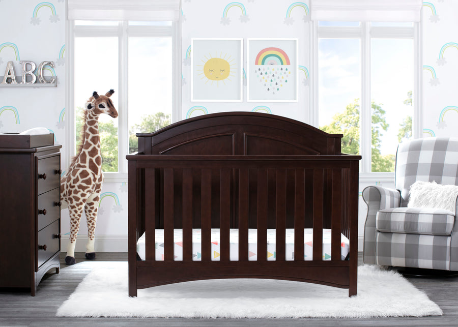Walnut Espresso (1324) 17-Perry 6-in-1 Convertible Crib