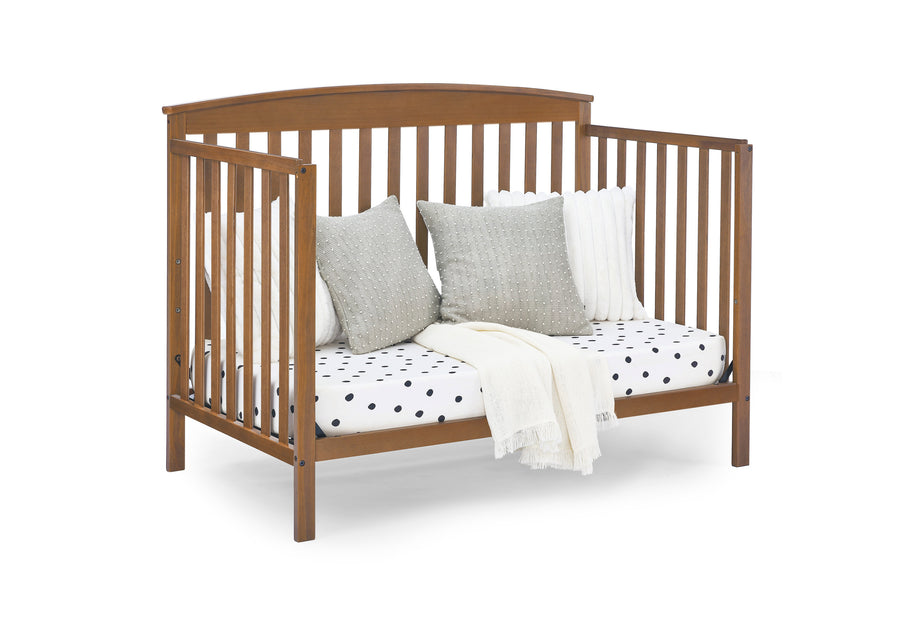 Chestnut (836) 64-Hanover 6-in-1 Convertible Baby Crib