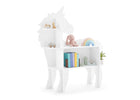 Unicorn White (1472) 4-Unicorn Bookcase
