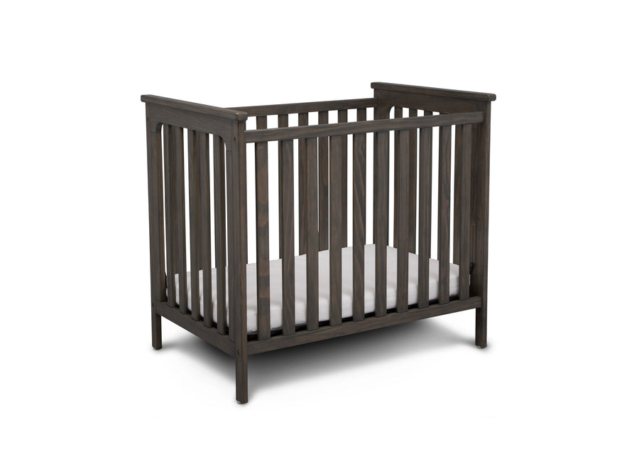 Rustic Grey (084) 3-Monterey Mini Crib with Mattress
