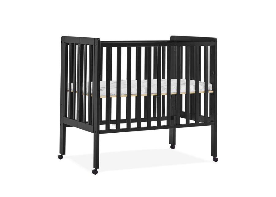 Ebony (0011) 54-Lee Portable Folding Mini Crib with 1.5-Inch Mattress